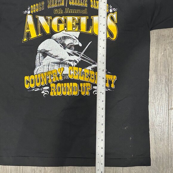 Vintage 1996 Charlie Daniels Angelus Country Celebrity Round-Up T-Shirt - Large - Picture 9 of 9